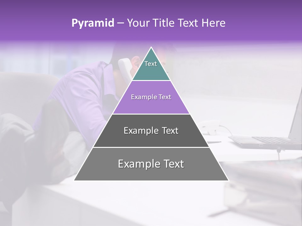 Strength Male Beauty Bicep PowerPoint Template