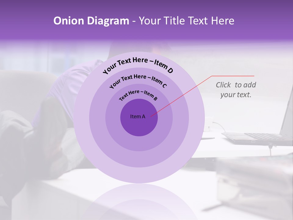 Strength Male Beauty Bicep PowerPoint Template