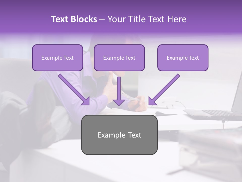 Strength Male Beauty Bicep PowerPoint Template