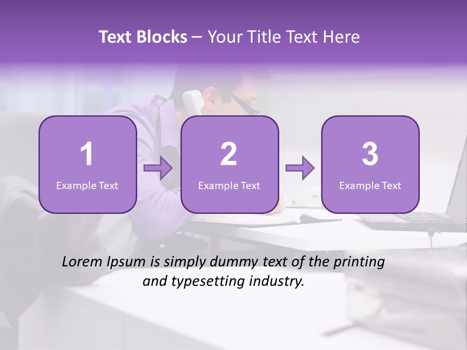 Strength Male Beauty Bicep PowerPoint Template