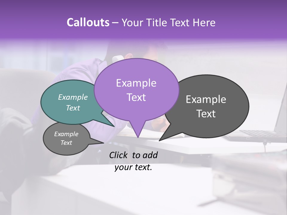 Strength Male Beauty Bicep PowerPoint Template