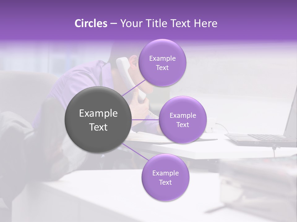 Strength Male Beauty Bicep PowerPoint Template