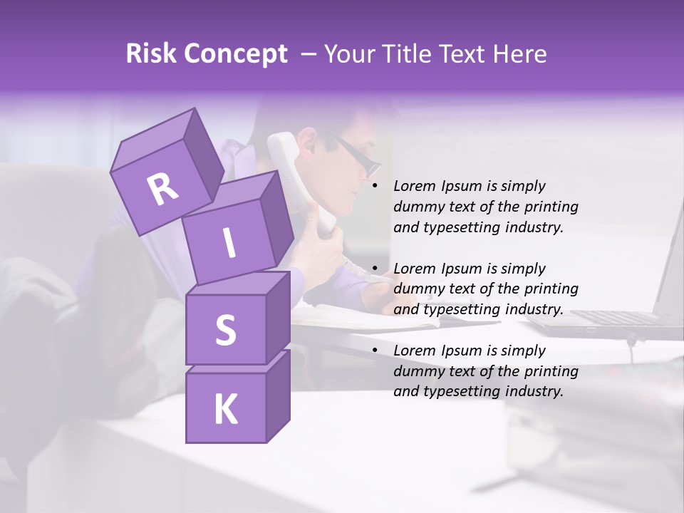 Strength Male Beauty Bicep PowerPoint Template