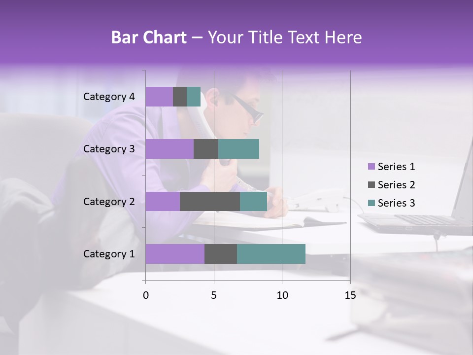 Strength Male Beauty Bicep PowerPoint Template