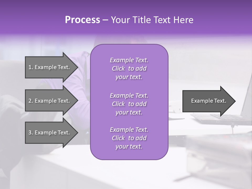 Strength Male Beauty Bicep PowerPoint Template