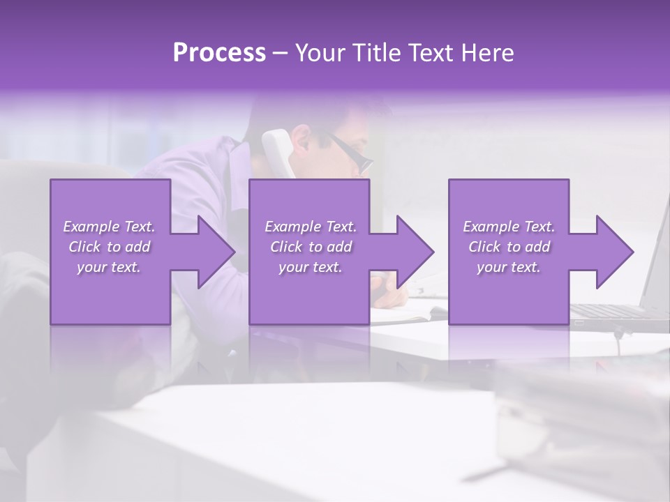 Strength Male Beauty Bicep PowerPoint Template
