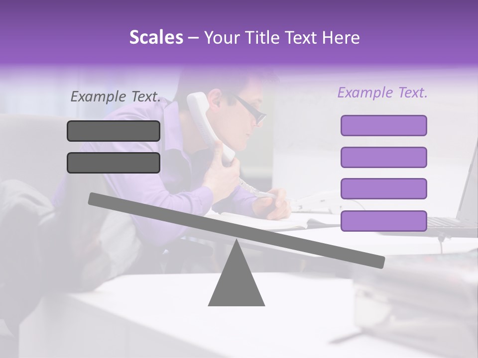 Strength Male Beauty Bicep PowerPoint Template