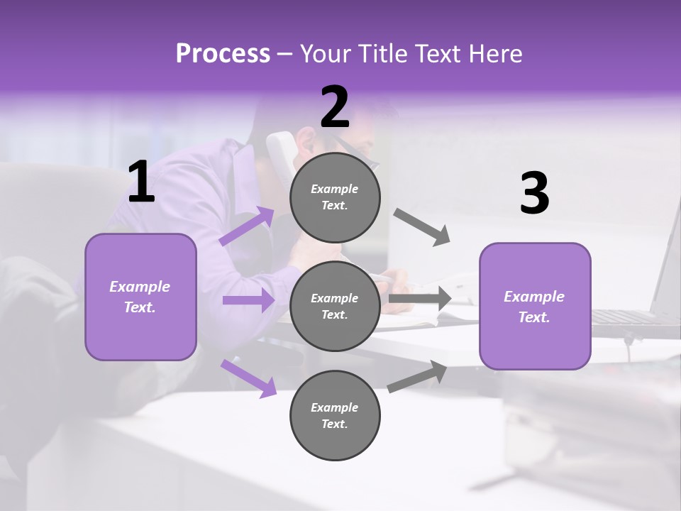 Strength Male Beauty Bicep PowerPoint Template