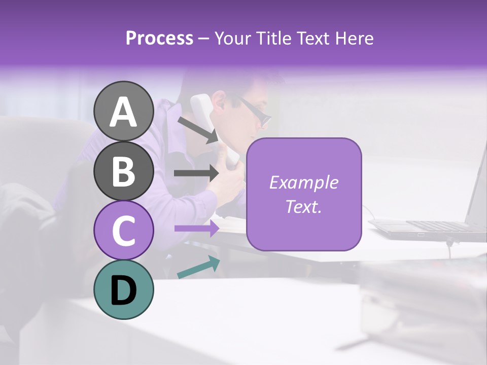 Strength Male Beauty Bicep PowerPoint Template