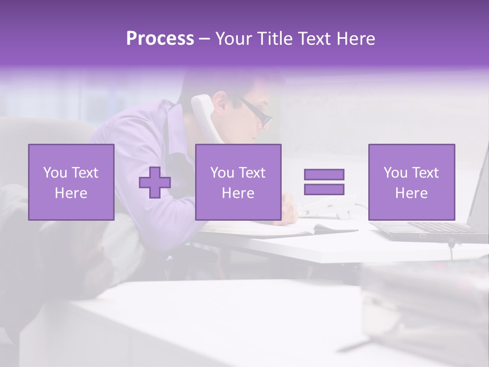 Strength Male Beauty Bicep PowerPoint Template