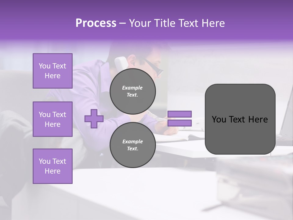 Strength Male Beauty Bicep PowerPoint Template