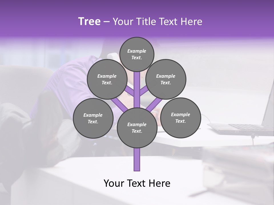 Strength Male Beauty Bicep PowerPoint Template