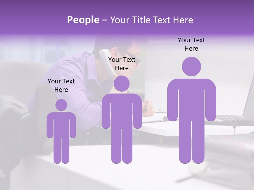 Strength Male Beauty Bicep PowerPoint Template