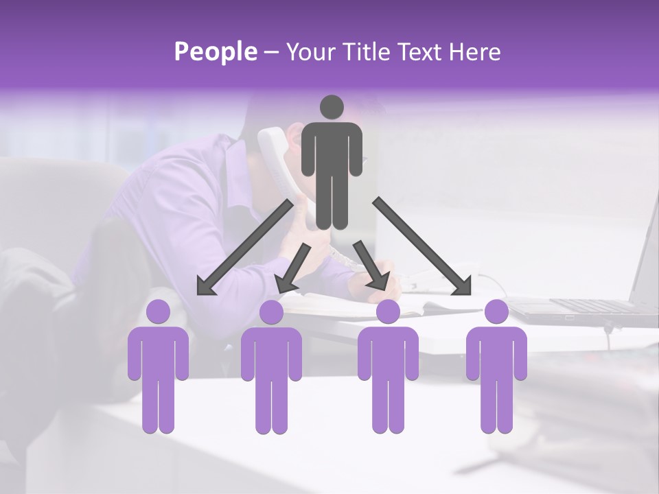 Strength Male Beauty Bicep PowerPoint Template