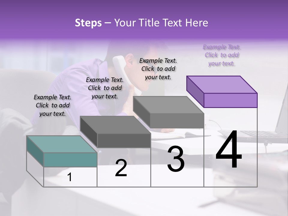 Strength Male Beauty Bicep PowerPoint Template