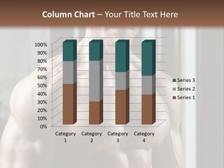 Strength Male Beauty Bicep PowerPoint Template