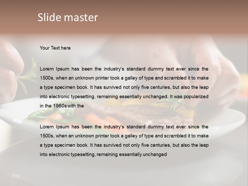 Kitchen Preparation Cooked PowerPoint Template