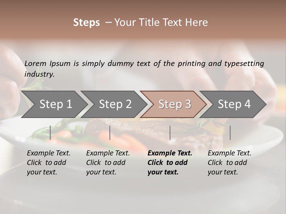 Kitchen Preparation Cooked PowerPoint Template