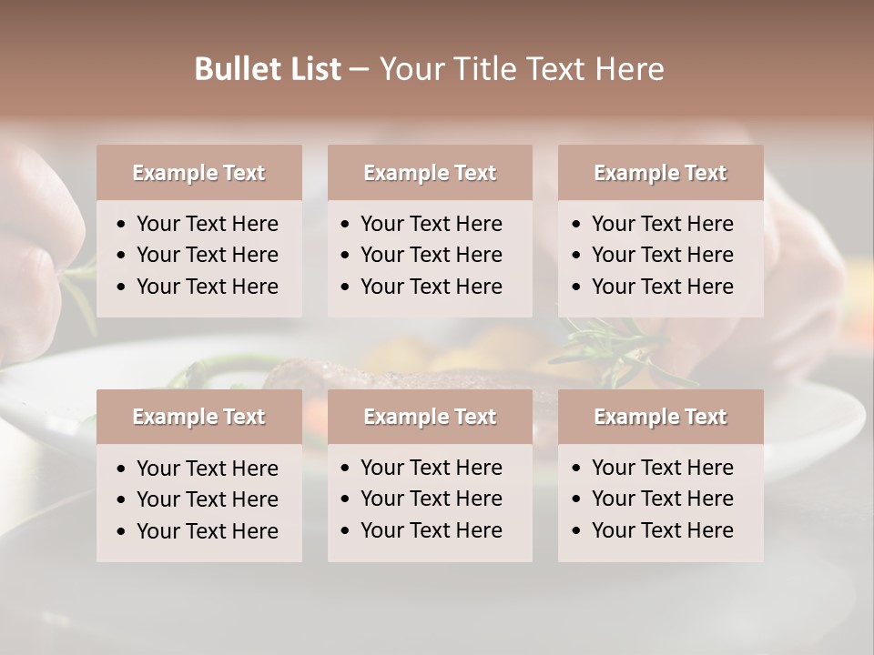 Kitchen Preparation Cooked PowerPoint Template
