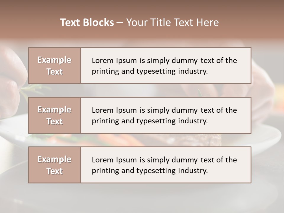 Kitchen Preparation Cooked PowerPoint Template