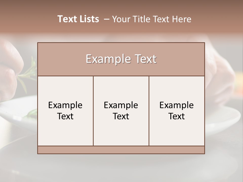 Kitchen Preparation Cooked PowerPoint Template