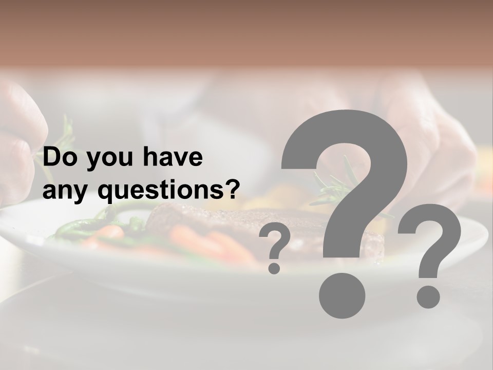 Kitchen Preparation Cooked PowerPoint Template