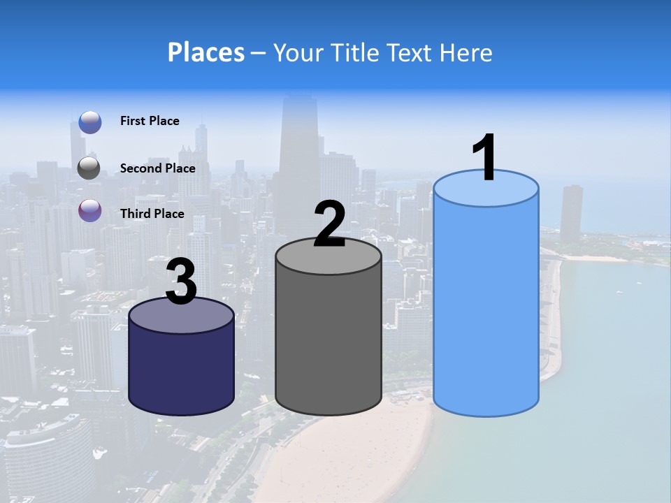 High Rise Center John Hancock PowerPoint Template