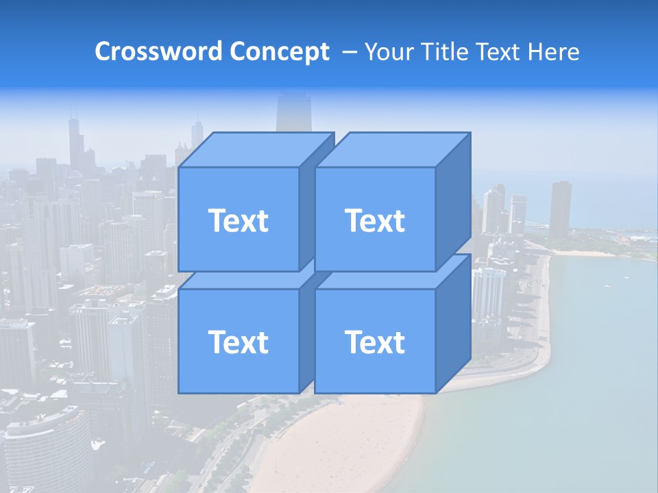 High Rise Center John Hancock PowerPoint Template