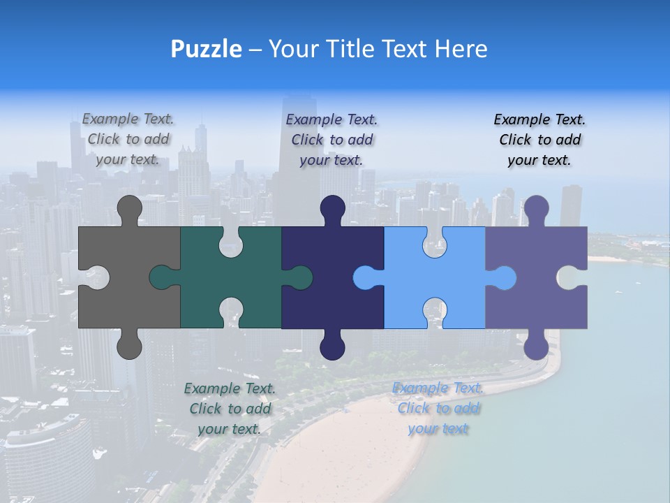 High Rise Center John Hancock PowerPoint Template