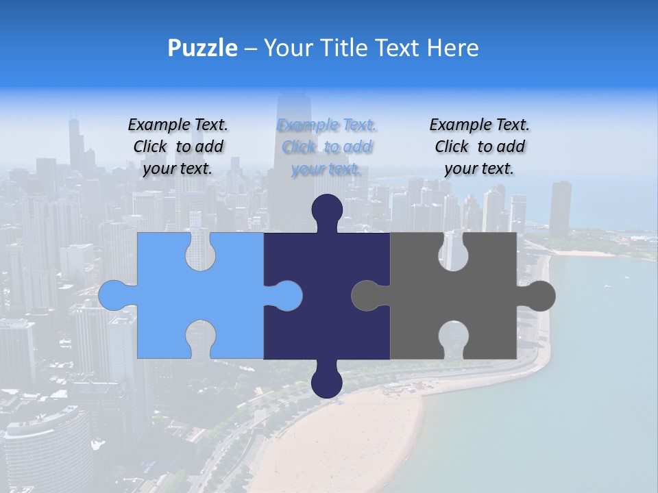 High Rise Center John Hancock PowerPoint Template