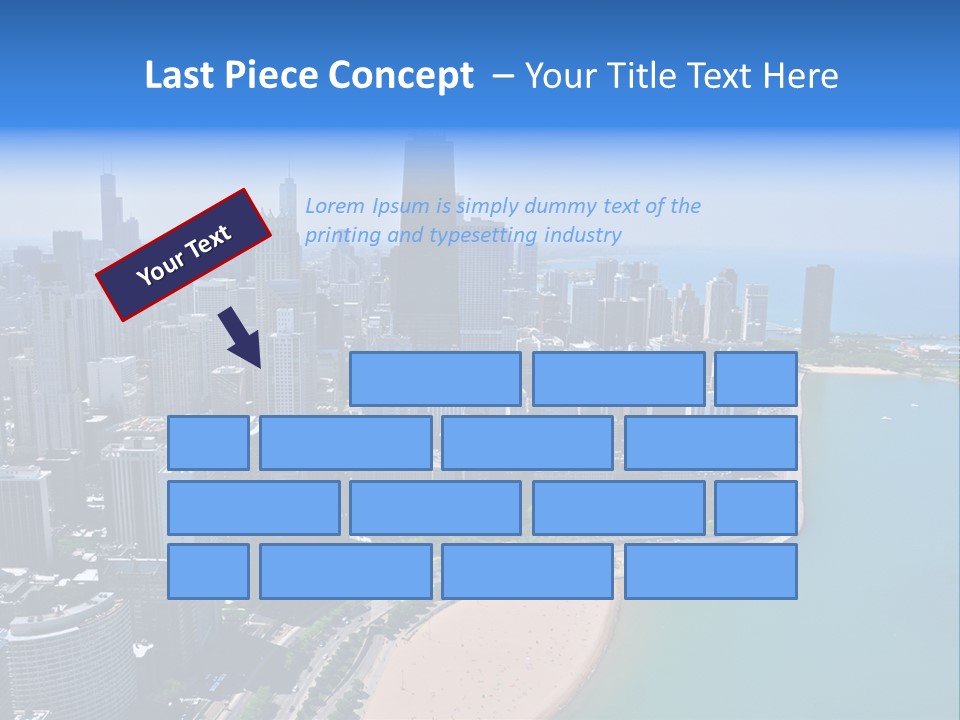 High Rise Center John Hancock PowerPoint Template