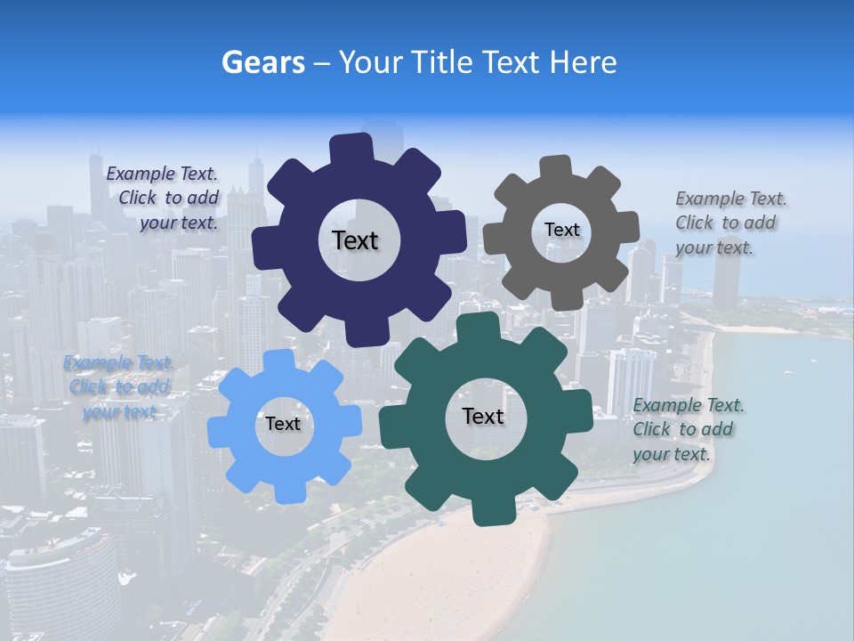 High Rise Center John Hancock PowerPoint Template