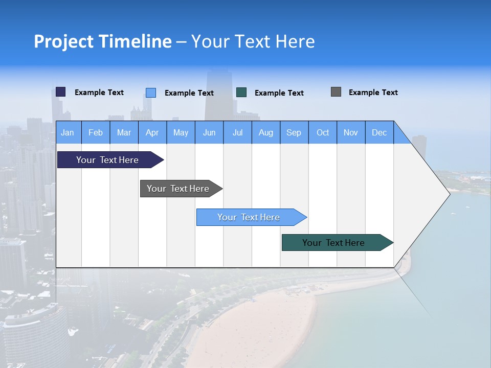 High Rise Center John Hancock PowerPoint Template