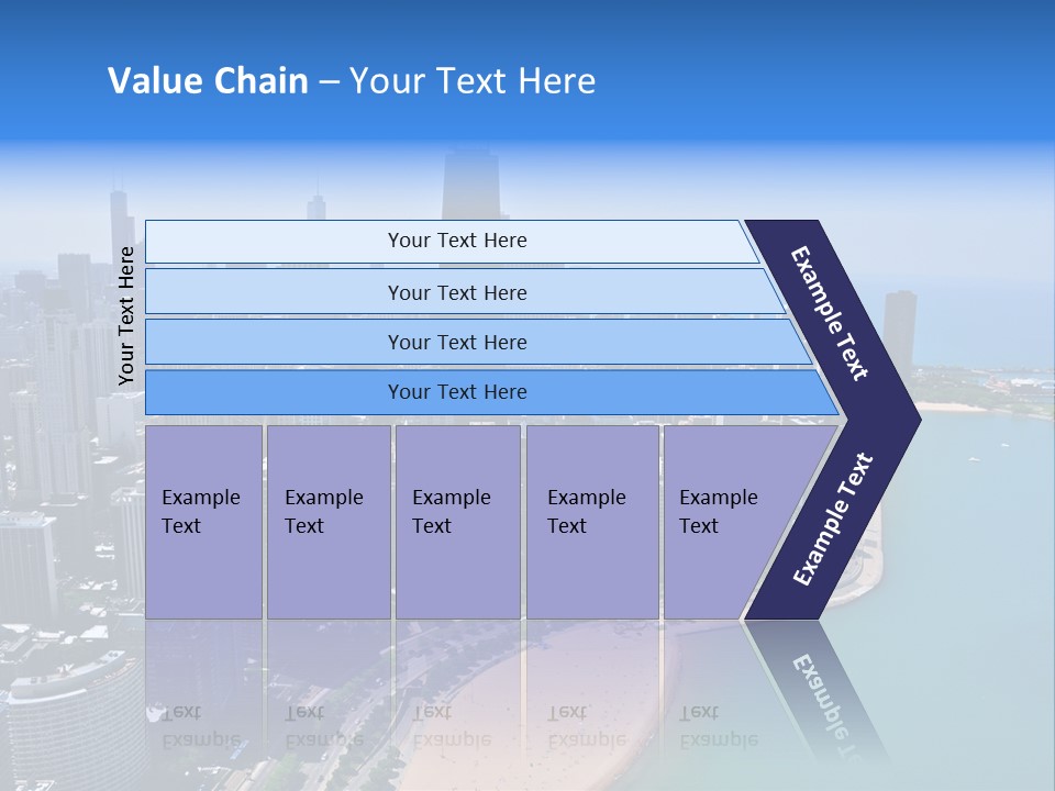 High Rise Center John Hancock PowerPoint Template