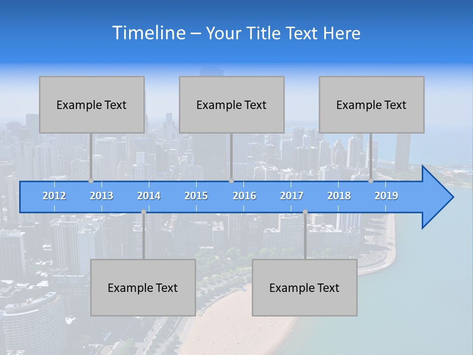 High Rise Center John Hancock PowerPoint Template