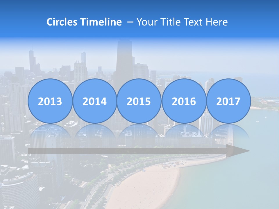High Rise Center John Hancock PowerPoint Template
