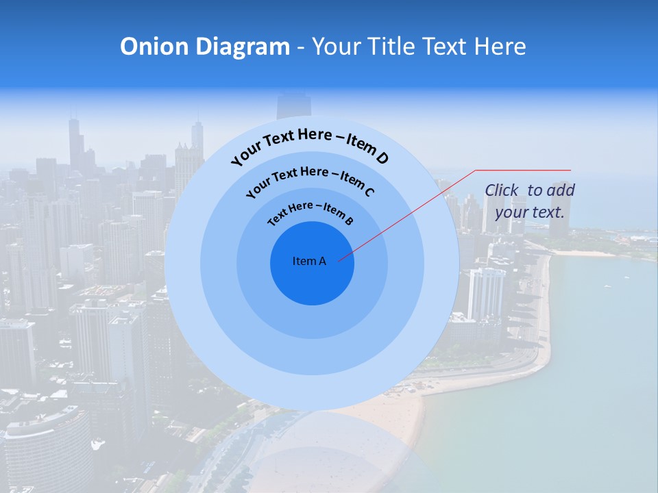 High Rise Center John Hancock PowerPoint Template