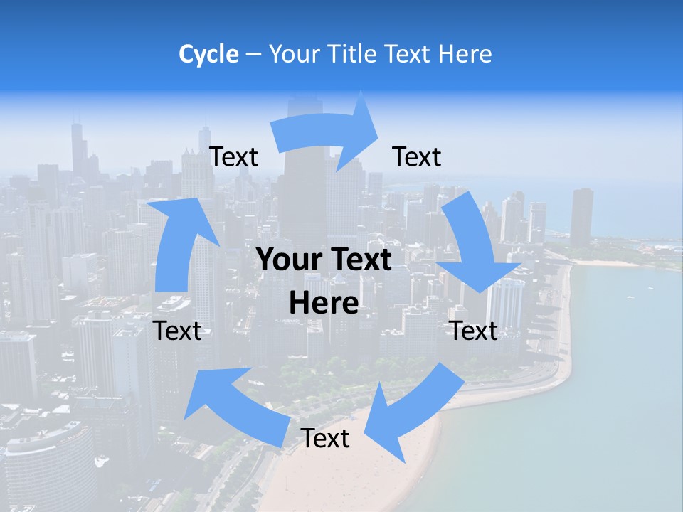 High Rise Center John Hancock PowerPoint Template