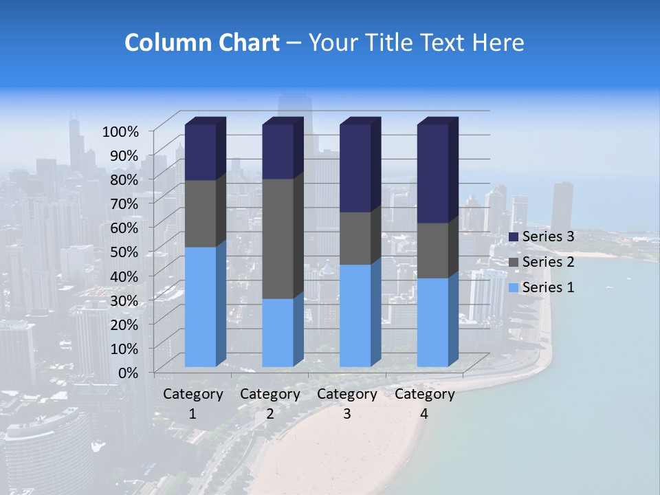 High Rise Center John Hancock PowerPoint Template