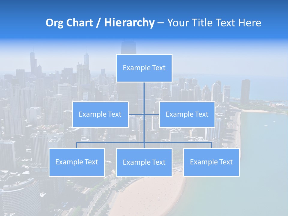High Rise Center John Hancock PowerPoint Template