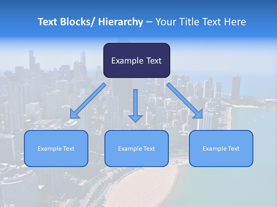 High Rise Center John Hancock PowerPoint Template