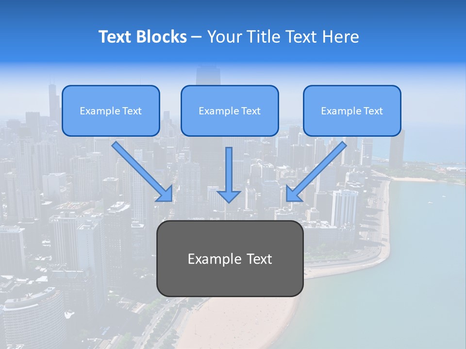 High Rise Center John Hancock PowerPoint Template