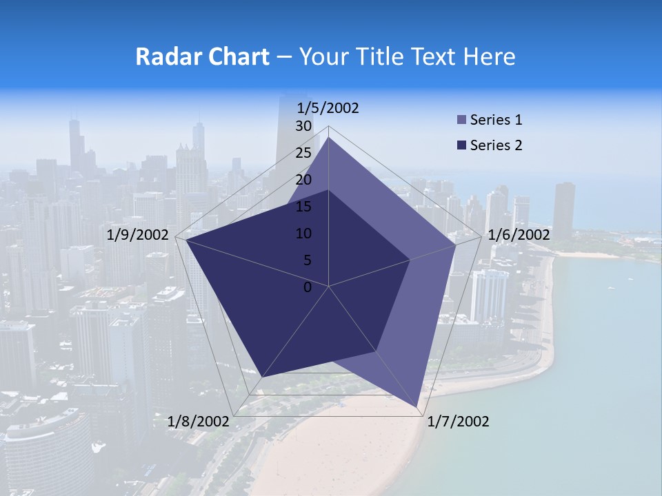 High Rise Center John Hancock PowerPoint Template