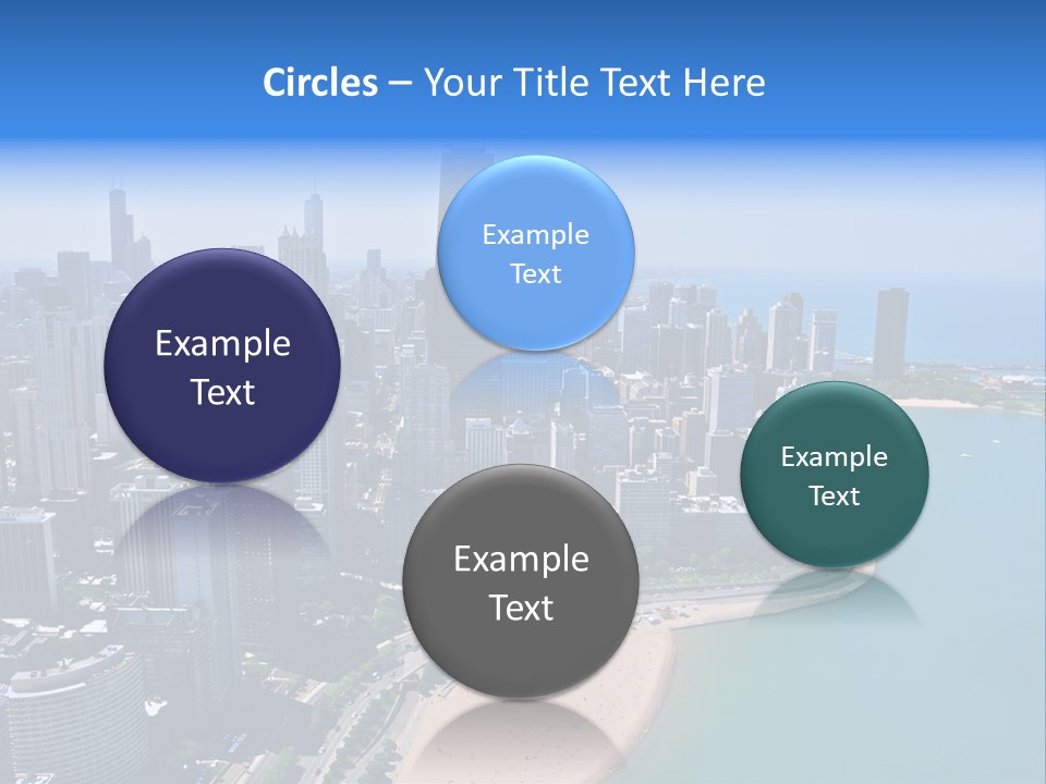 High Rise Center John Hancock PowerPoint Template