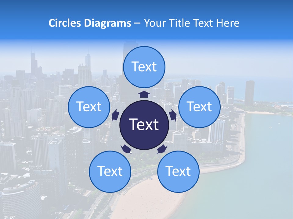 High Rise Center John Hancock PowerPoint Template