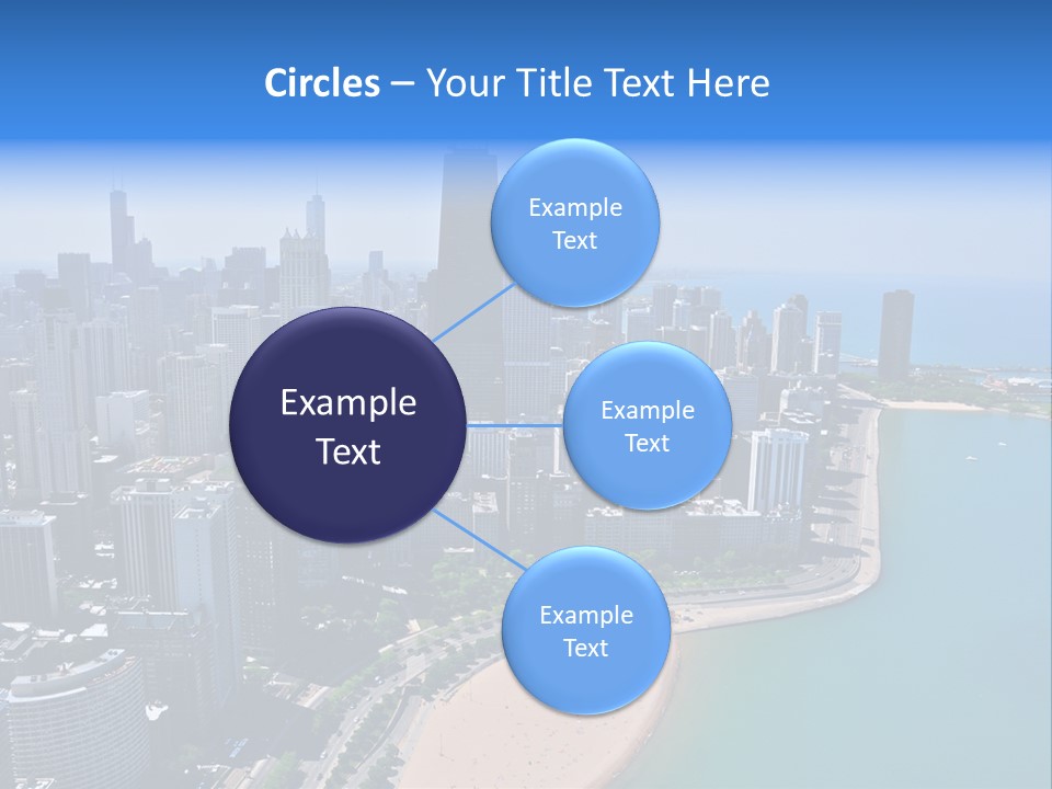 High Rise Center John Hancock PowerPoint Template