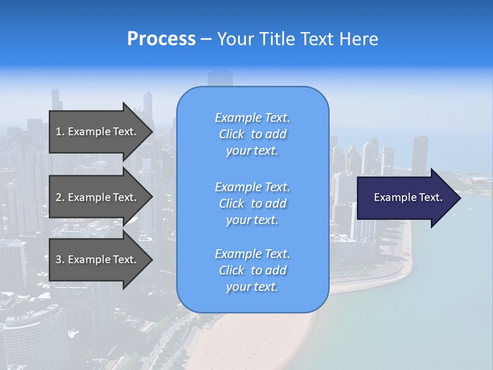 High Rise Center John Hancock PowerPoint Template