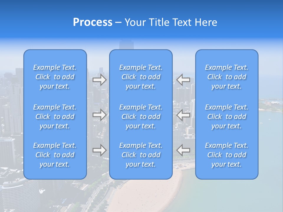 High Rise Center John Hancock PowerPoint Template