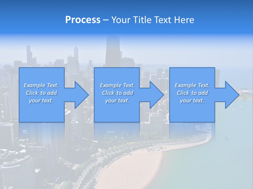 High Rise Center John Hancock PowerPoint Template