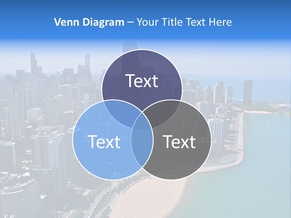 High Rise Center John Hancock PowerPoint Template